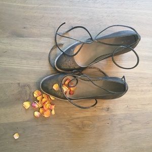 Miss Albright Metallic Heels